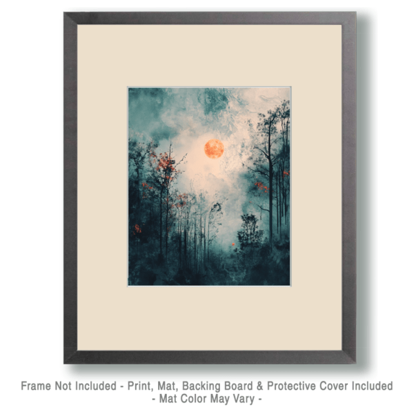 Misty Morning ND - Great North Woods Art Print