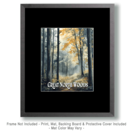 Woodland Clearing ND - Great North Woods Art Print