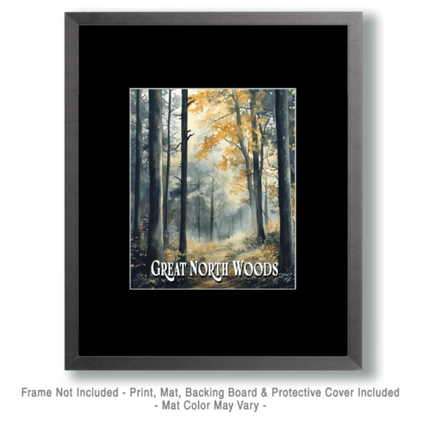 Woodland Clearing ND - Great North Woods Art Print