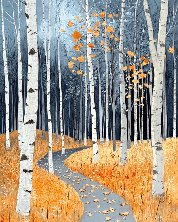 Birch Wood - Great North Woods Art