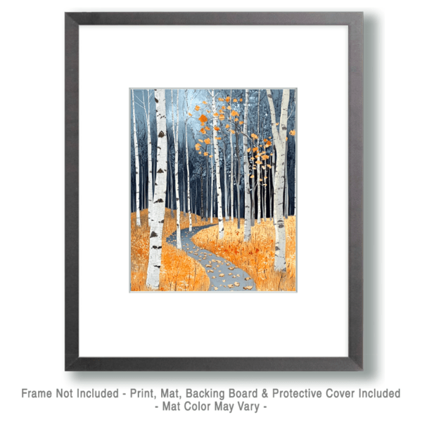 Birch Wood - Great North Woods Art Print