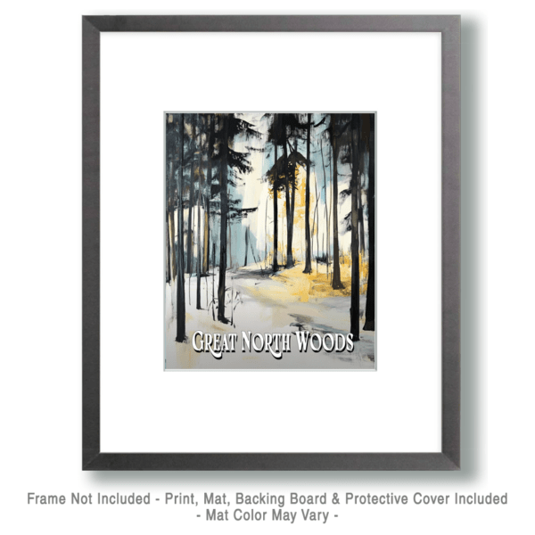 Early Spring ND - Great North Woods Art Print