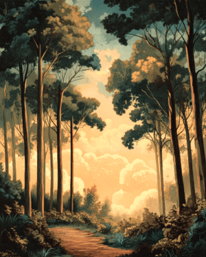 Vintage Woodland - Great North Woods Art