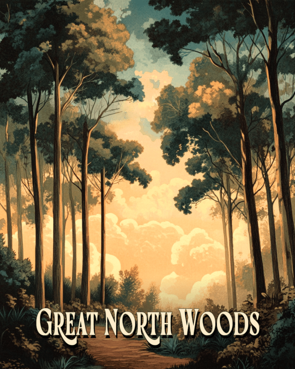 Vintage Woodland ND - Great North Woods Art