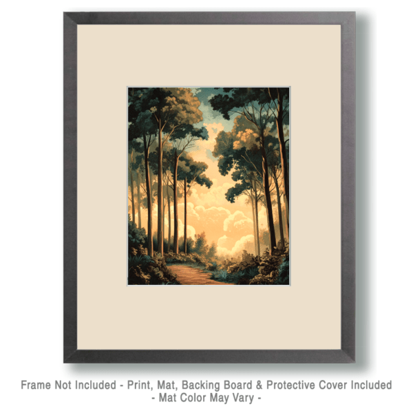 Vintage Woodland - Great North Woods Art Print