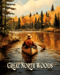 Morning Paddle ND - Great North Woods Art