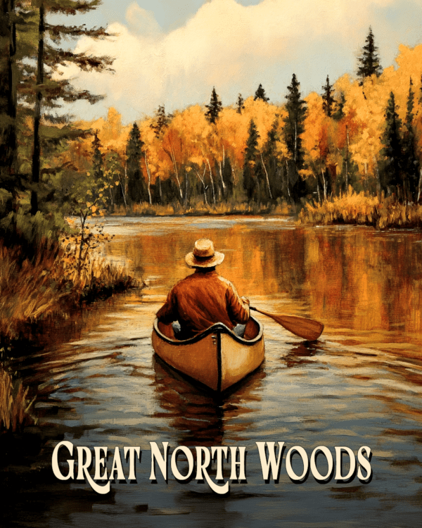 Morning Paddle ND - Great North Woods Art