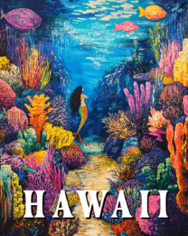 Coral Reef Mermaid - Hawaii