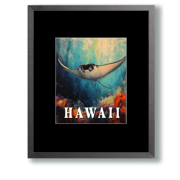 Manta Ray - Hawaii Art