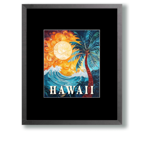 Abstract Sunset - Hawaii Art