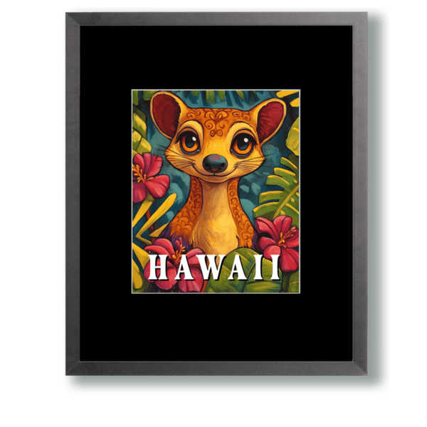 Folk Art Mongoose - Hawaii Artwork