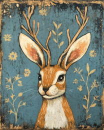 Folk Art Jackalope