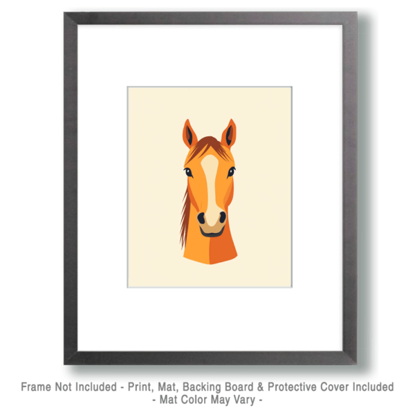 Horse #2 - Baby Nursery Art