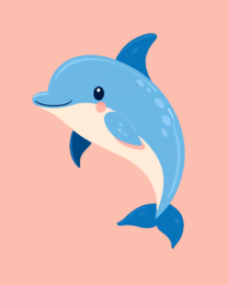 Dolphin - Baby Nursery Decor