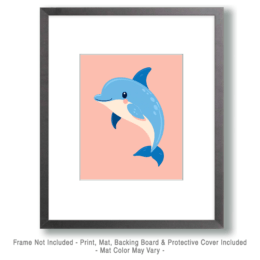 Dolphin - Baby Nursery Art