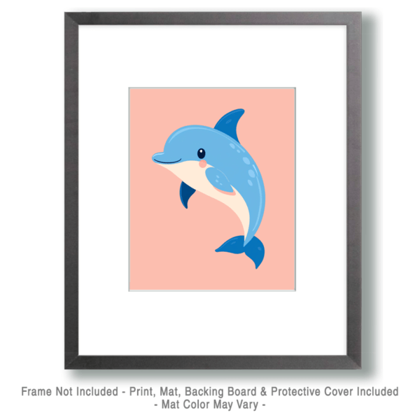 Dolphin - Baby Nursery Art