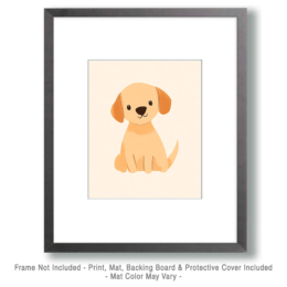 Dog #1 - Baby Nursery Art