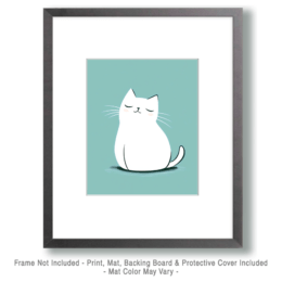 Cat #1 - Baby Nursery Art