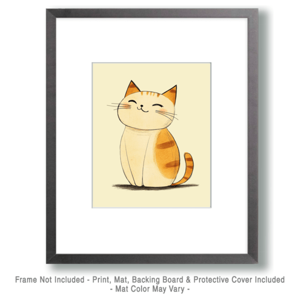 Cat #2 - Baby Nursery Art