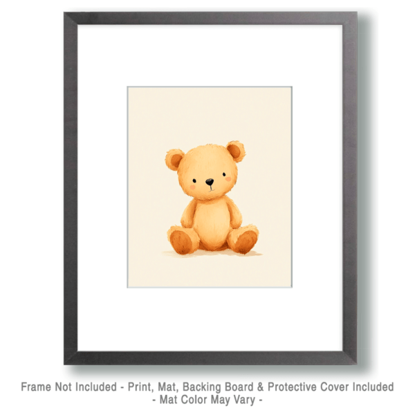 Teddy Bear #2 - Baby Nursery Art