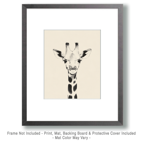 Giraffe #2 - Baby Nursery Art