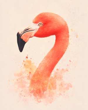 Flamingo - Baby Nursery Decor