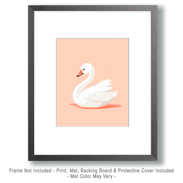 Swan - Baby Nursery Art