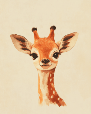 Baby Buck Deer - Baby Nursery Decor