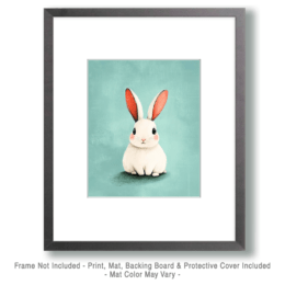 Bunny #1 - Baby Nursery Art