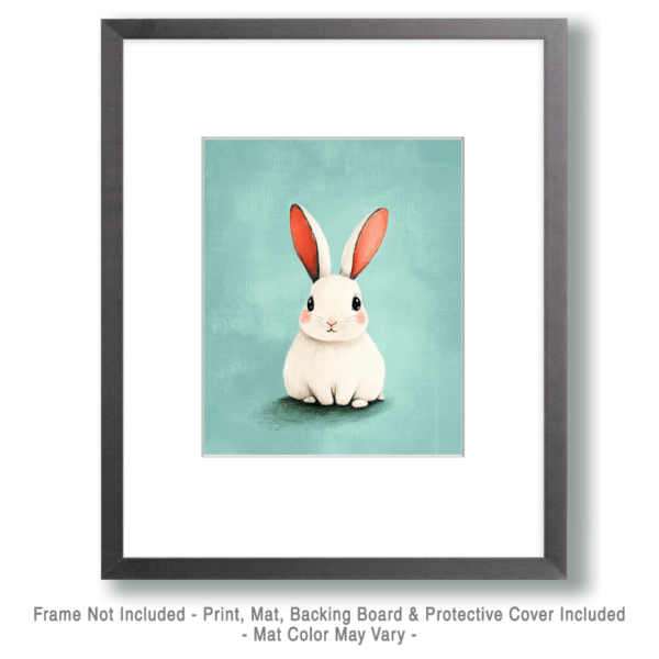 Bunny #1 - Baby Nursery Art