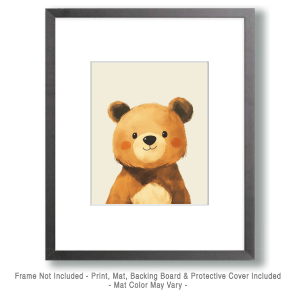 Teddy Bear #1 - Baby Nursery Art