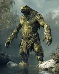 Scary Lizard Man of Scape Ore Swamp