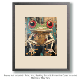 Folk Art Style Loveland Frog Art