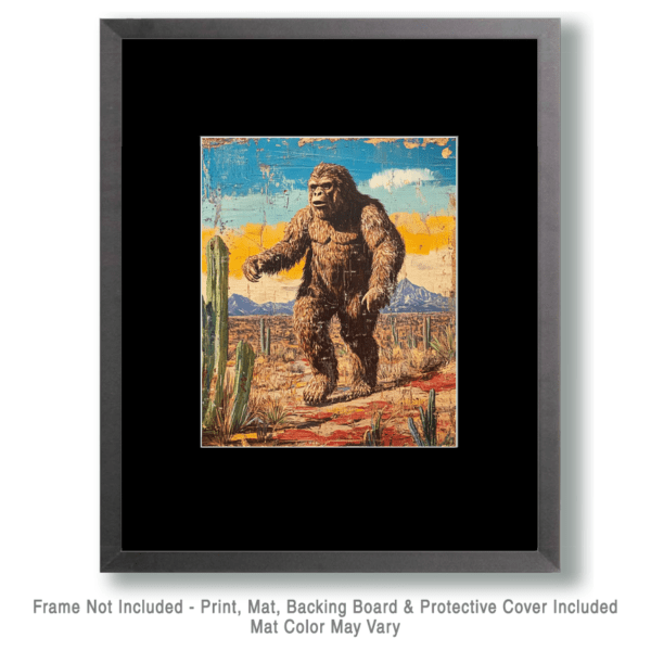 Vintage Style Mogollon Monster Art