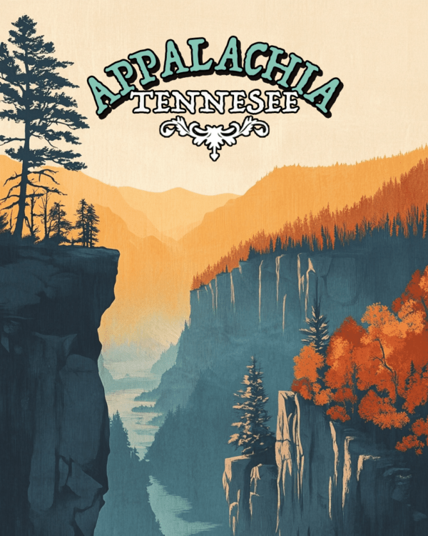 Mountain Cliffs - Appalachia Souvenir