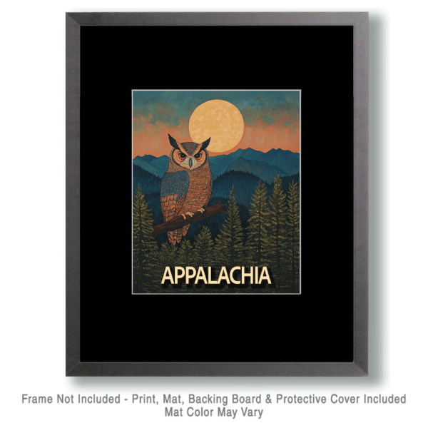 Great Horned Owl - Appalachia Souvenir Art