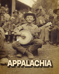 Young Banjo Player - Appalachia Souvenir