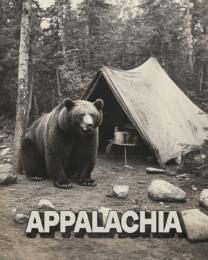 Bear in Camp - Appalachia Souvenir