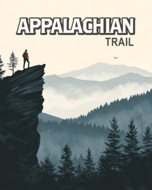 Sheer Cliff - Appalachia Trail Souvenir