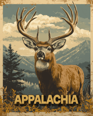 Vintage Buck Deer - Appalachia Souvenir