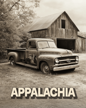 Vintage Pickup Truck - Appalachia Souvenir