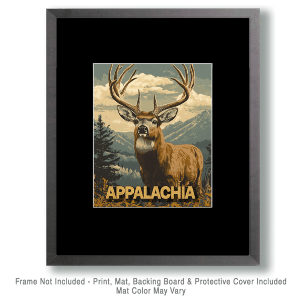 Vintage Buck Deer - Appalachia Souvenir Art