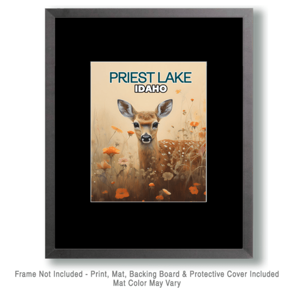 Priest Lake Fawn - Idaho Souvenir Art