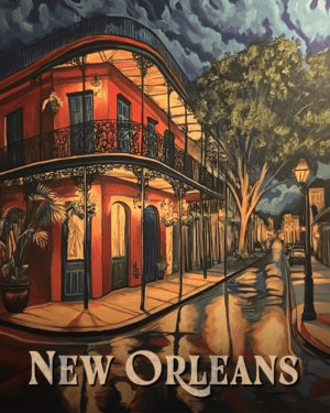 Nawlins Neighborhood - New Orleans Souvenir Art Print Collection