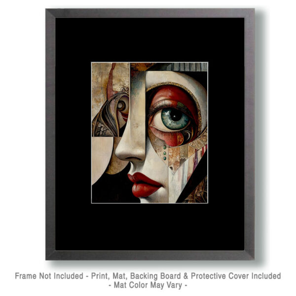 Abstract Face - Vintage Artwork