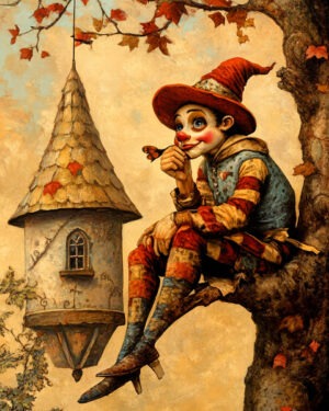 Jester - Vintage Art