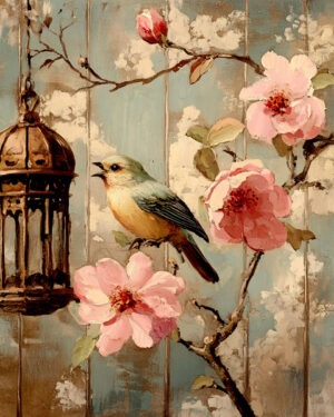 Songbird - Vintage Art