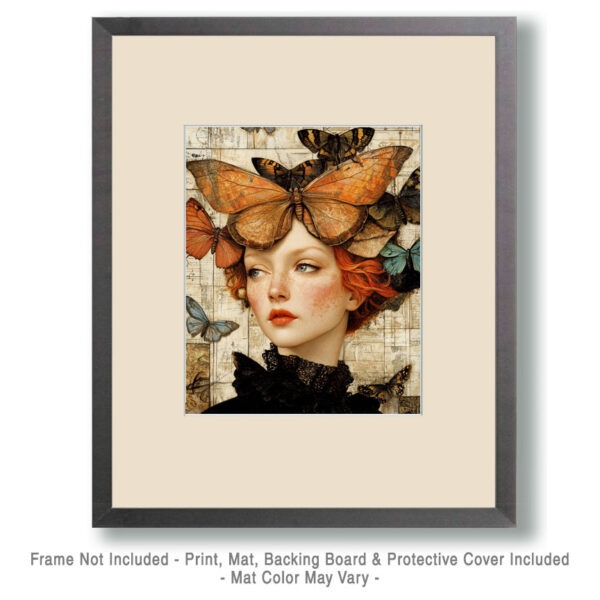 Butterfly Head - Vintage Artwork