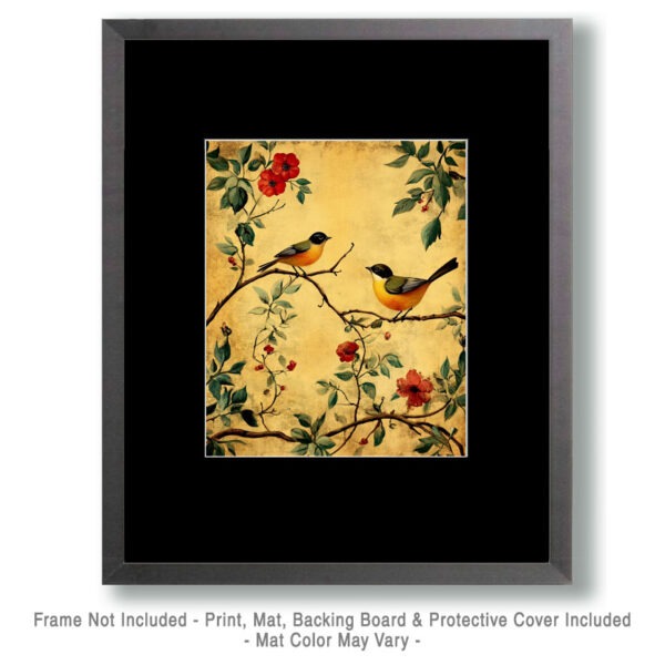 Antique Songbirds - Vintage Artwork