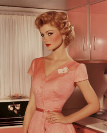 50's Housewife - Vintage Art